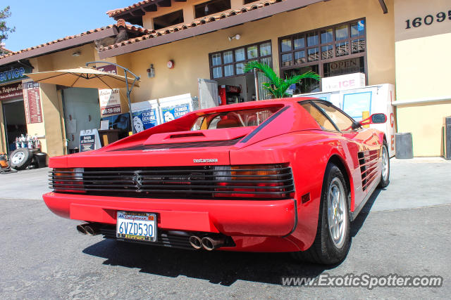 Ferrari Testarossa spotted in Rancho Santa Fe, California