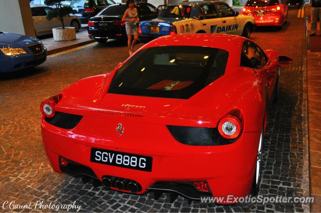 Ferrari 458 Italia spotted in Singapore, Singapore