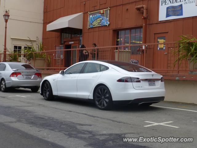 Tesla Model S spotted in Monterey, California
