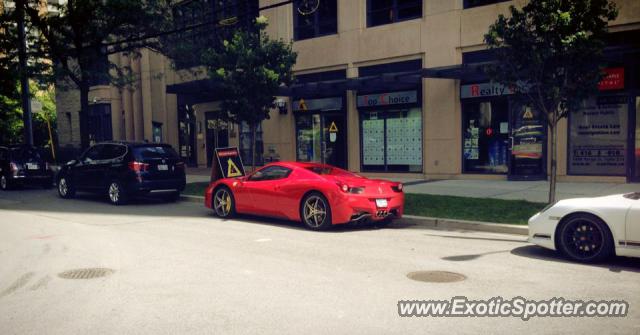 Ferrari 458 Italia spotted in North York, Canada