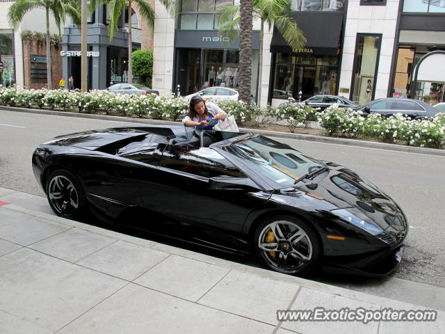 Lamborghini Murcielago spotted in Beverly Hills, California