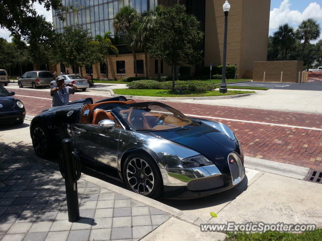 Bugatti Veyron spotted in Sanford, Florida