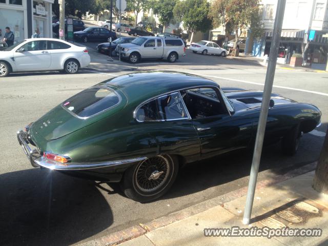 Jaguar E-Type spotted in San Francisco, California