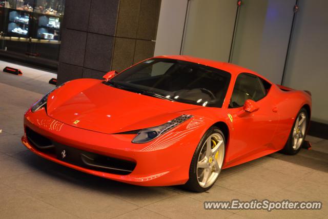 Ferrari 458 Italia spotted in Taipei, Taiwan