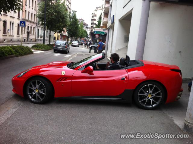 Ferrari California spotted in Annecy, France