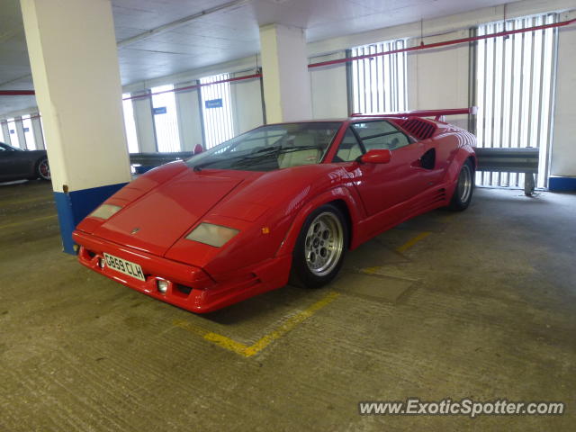 Lamborghini Countach spotted in London, United Kingdom