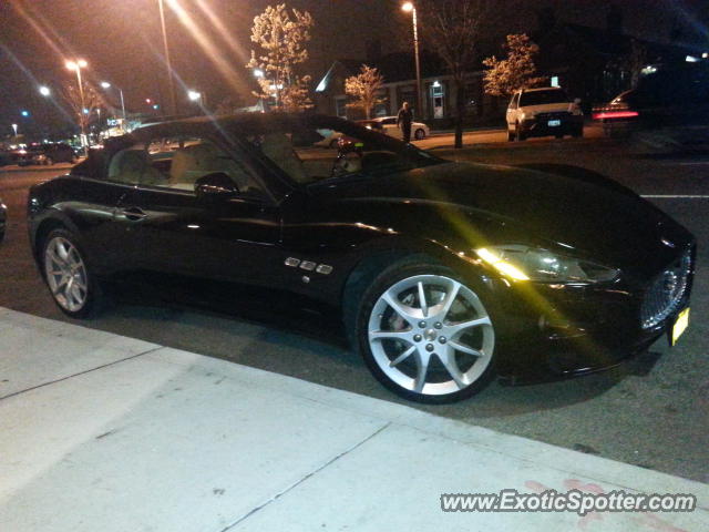 Maserati GranTurismo spotted in Long beach, New York