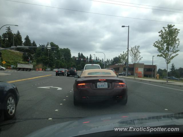 Aston Martin DB9 spotted in Bellevue, Washington