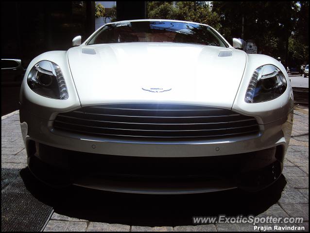 Aston Martin Vanquish spotted in Bangalore, India