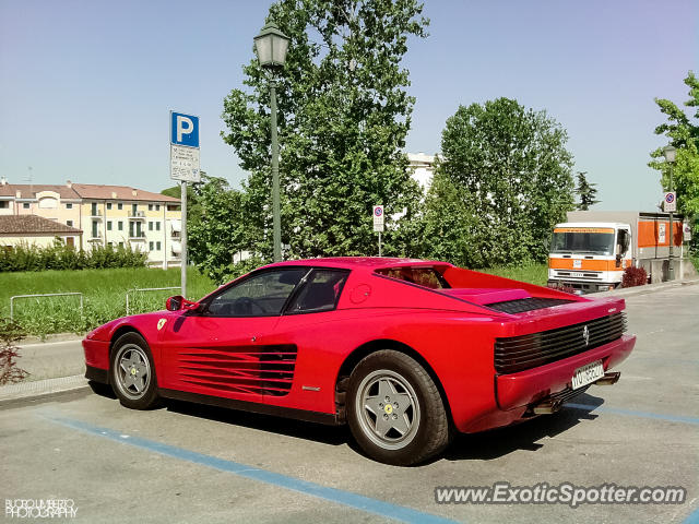 Ferrari Testarossa spotted in Oderzo, Italy