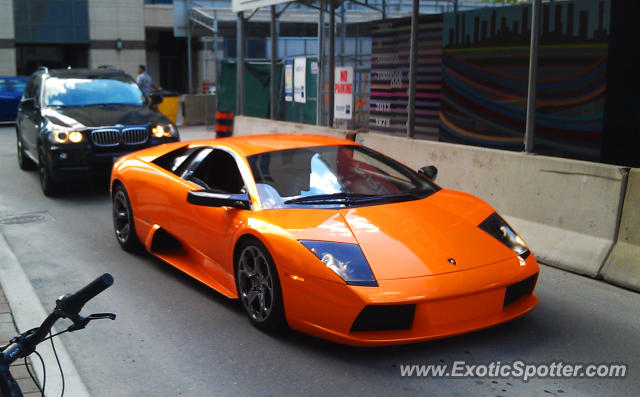 Lamborghini Murcielago spotted in Toronto, Ontario, Canada