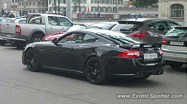 Jaguar XKR-S spotted in Zurich, Switzerland
