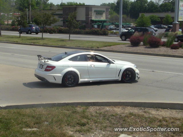 Mercedes C63 AMG Black Series spotted in Indianapolis, Indiana