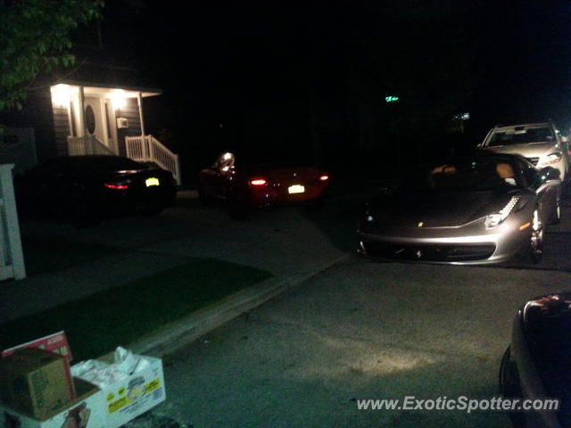 Ferrari 458 Italia spotted in Long beach, New York