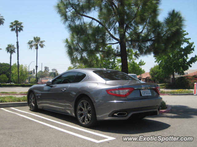 Maserati GranTurismo spotted in Brea, California