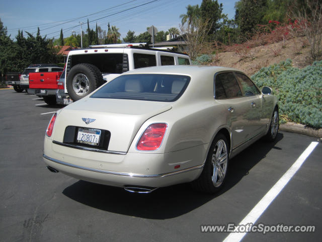 Bentley Mulsanne spotted in Glendora, California