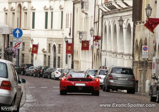 Ferrari Enzo spotted in Conegliano, Italy