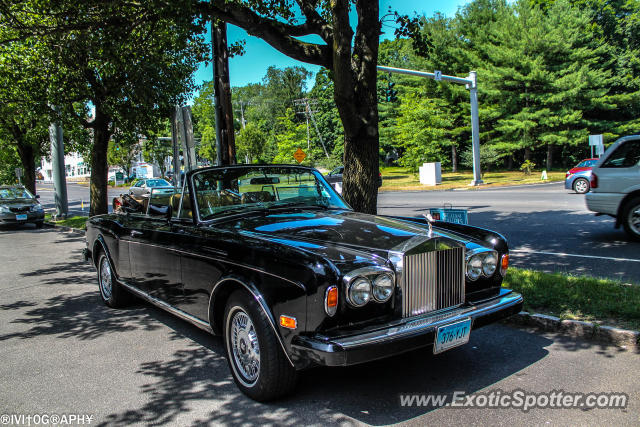 Rolls Royce Corniche spotted in Stamford, Connecticut