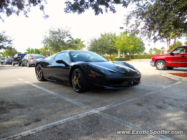 Ferrari 458 Italia spotted in PGA National, Florida