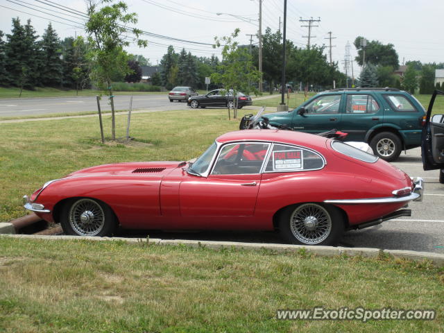Jaguar E-Type spotted in Columbus, Ohio