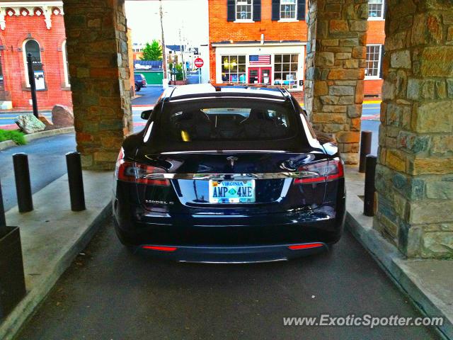 Tesla Model S spotted in Leesurg, Virginia