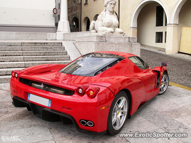 Ferrari Enzo spotted in Conegliano, Italy