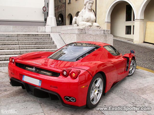 Ferrari Enzo spotted in Conegliano, Italy