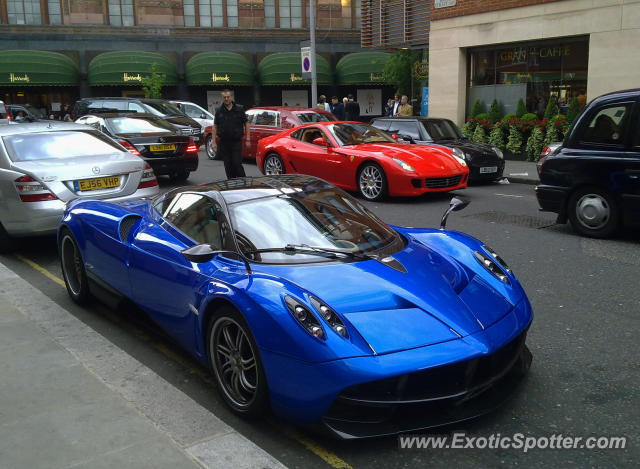 Pagani Huayra spotted in London, United Kingdom