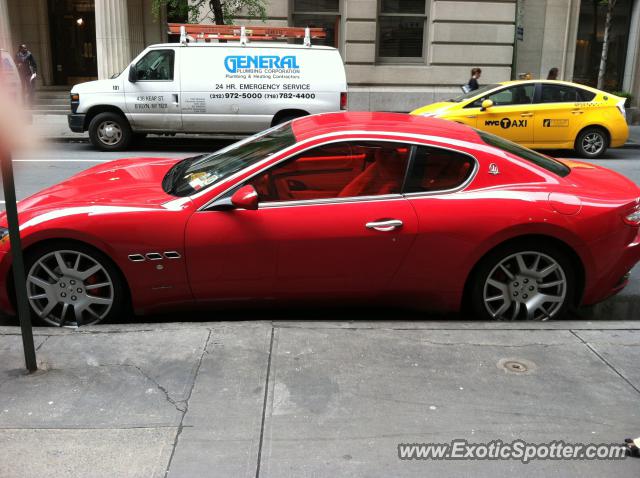 Maserati GranTurismo spotted in New York, New York