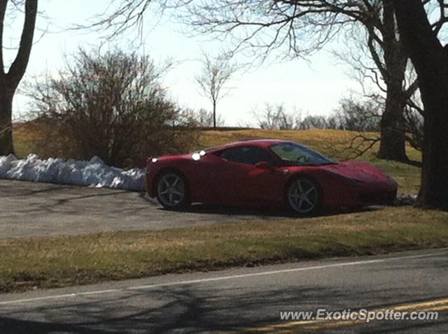 Ferrari 458 Italia spotted in Mahwah, New Jersey