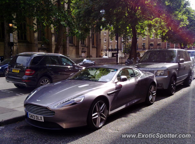Aston Martin Virage spotted in London, United Kingdom