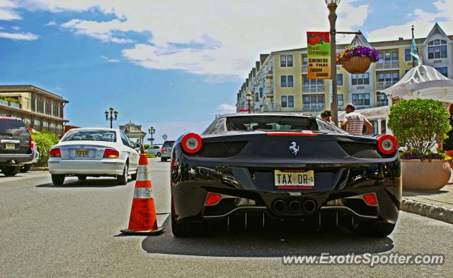 Ferrari 458 Italia spotted in Long Branch, New Jersey