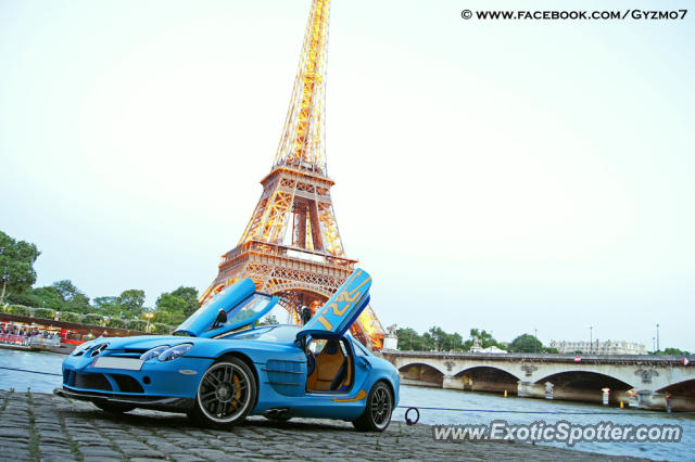 Mercedes SLR spotted in Paris, France