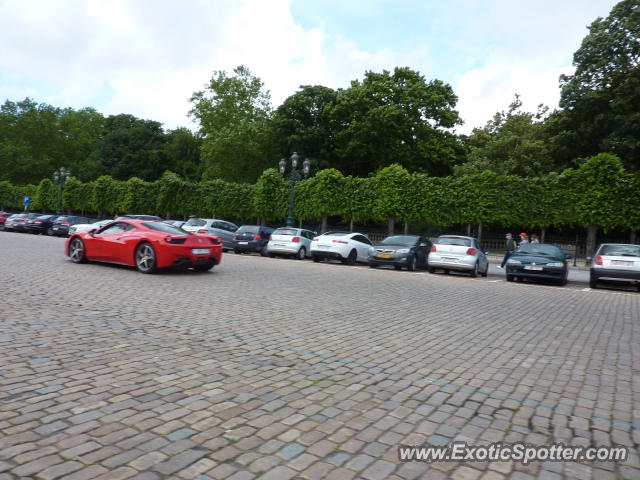 Ferrari 458 Italia spotted in Brussels, Belgium