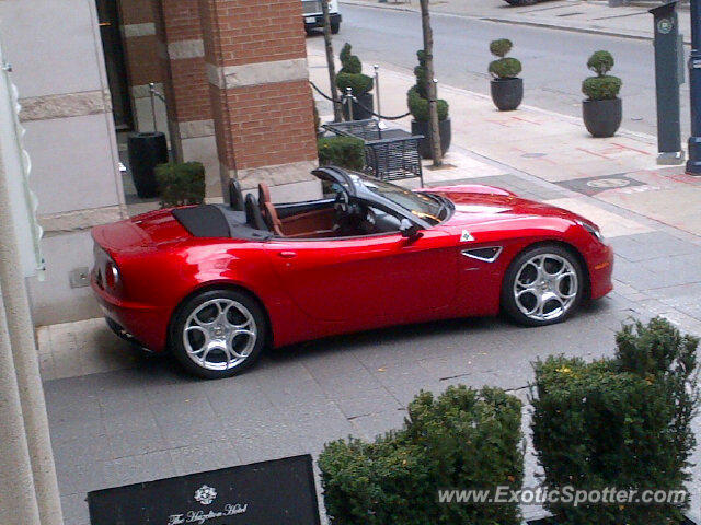 Alfa Romeo 8C spotted in Toronto, Canada