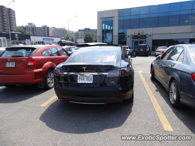 Tesla Model S spotted in QUEBEC, Canada