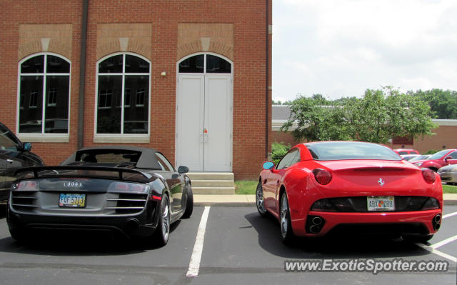 Ferrari California spotted in New Albany, Ohio