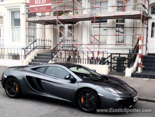 Mclaren MP4-12C spotted in Douglas, United Kingdom
