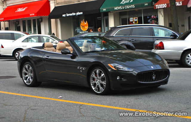 Maserati GranCabrio spotted in Greenwich, Connecticut