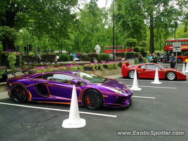 Ferrari F40 spotted in London, United Kingdom