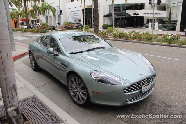 Aston Martin Rapide spotted in Beverly Hills, California