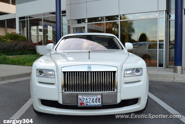 Rolls Royce Ghost spotted in Bethesda, Maryland