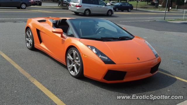 Lamborghini Gallardo spotted in Northvale, New Jersey