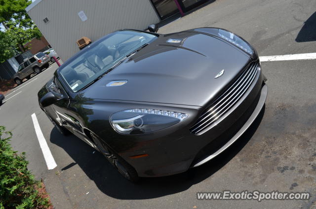 Aston Martin Virage spotted in Greenwich, Connecticut