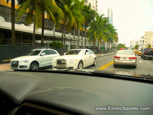 Rolls Royce Ghost spotted in Miami Beach, Florida