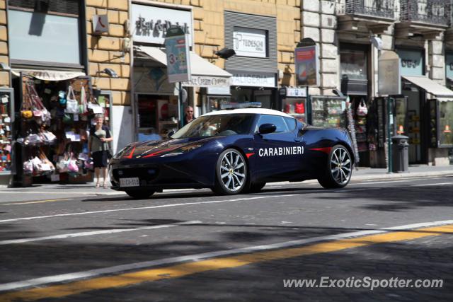 Lotus Evora spotted in Rome, Italy