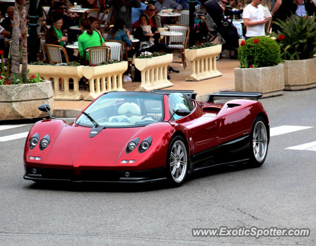 Pagani Zonda spotted in Monte Carlo, Monaco