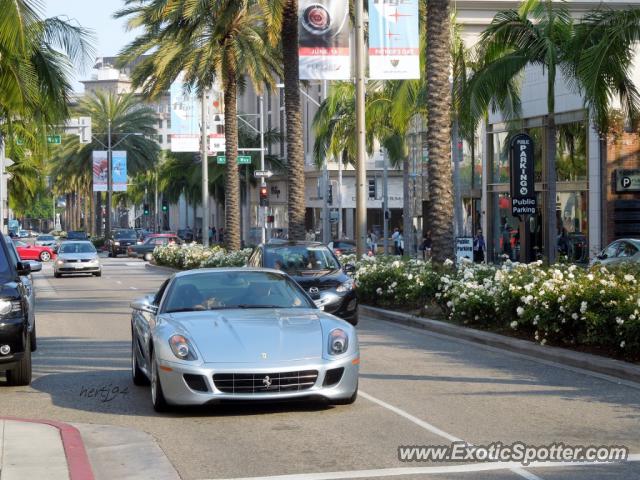 Ferrari 599GTB spotted in Beverly Hills, California