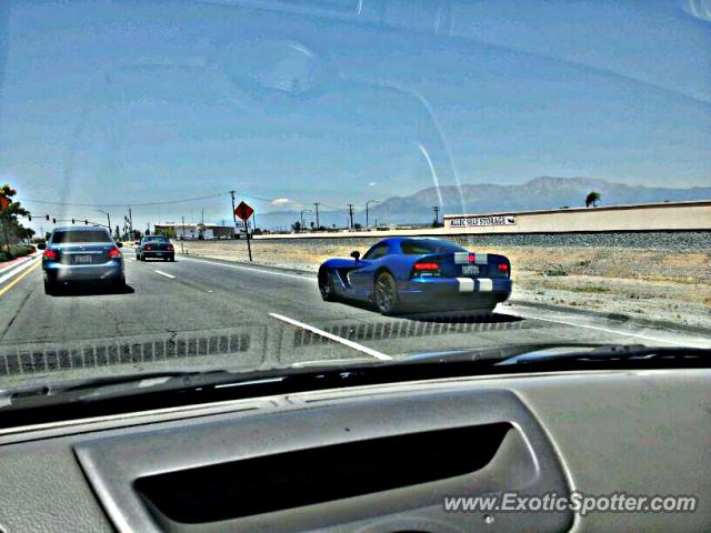 Dodge Viper spotted in Riverside, California