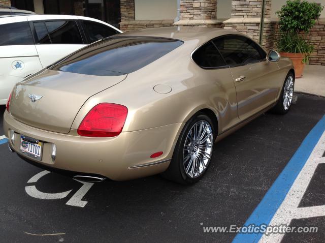 Bentley Continental spotted in Jacksonville, Florida